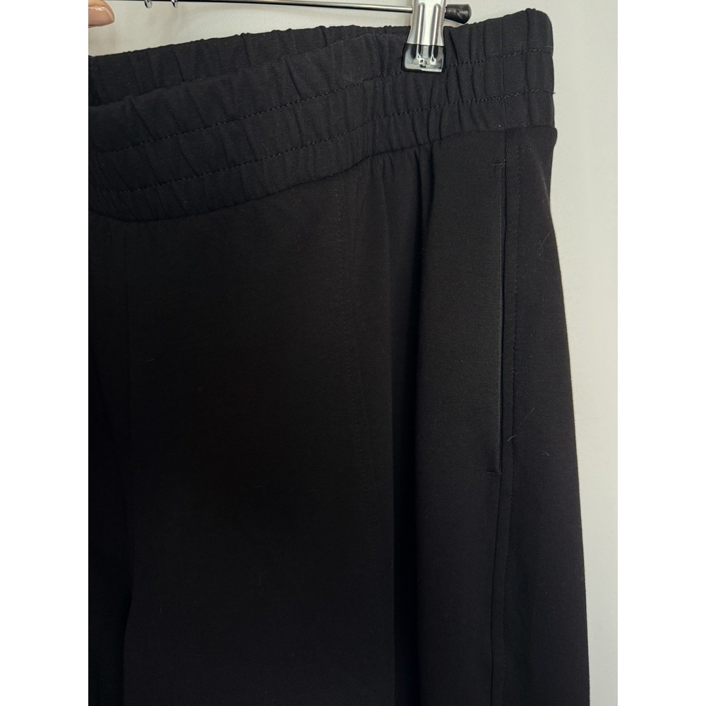 Old Navy Active Dynamic Fleece Wide Leg Pants High Rise Black Size XL Pockets - Picture 5 of 7